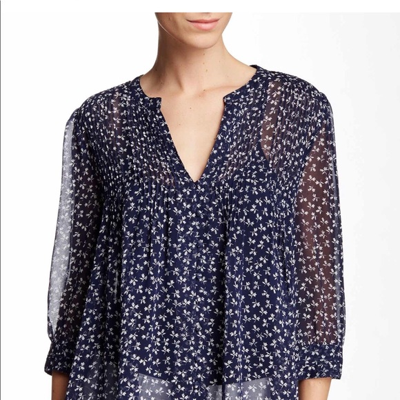 Joie Tops - FINAL PRICE Joie Laurel Print Silk Blouse size M